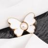 2Pcs Pearl Butterfly Adjustable Pant Waist Tightener Jeans Alloy Button No Sewing Required Easy To Install Accessory Pins