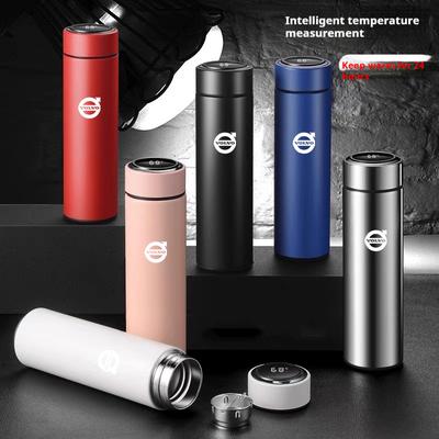 For XC40 XC60 XC70 XC90 C30 C70 S40 S60 S80 S90 V40 V50 V60 V70 Car Vacuum Cup Thermos Mug Temperature Display Coffee Cup