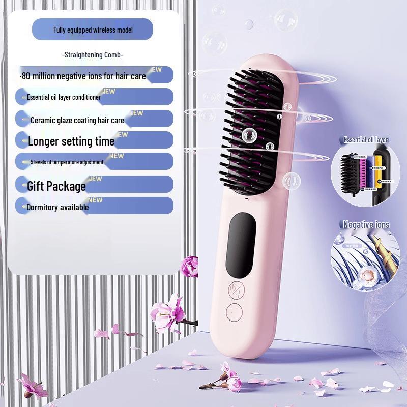 LISM Wireless Portable Hair Straightening Comb