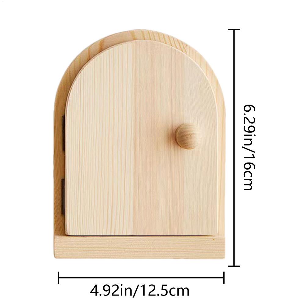 1pcs Wooden Switch Protective Cover Wall Sticker Wall Mounted Socket Decor Frame Shockproof Protective Cover Home Decoration