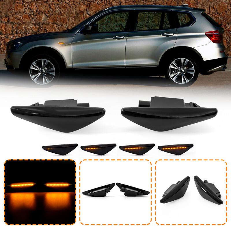 For BMW X3 F25 X5 E70 X6 E71 E72 Sequential LED Side Marker Turn Signal Light