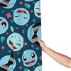 Kreslené postavičky Pokémonů Squirtle Sprchový závěs pro koupelnovou výzdobu Lehké sady sprchových závěsů 60X72 palců s háčky