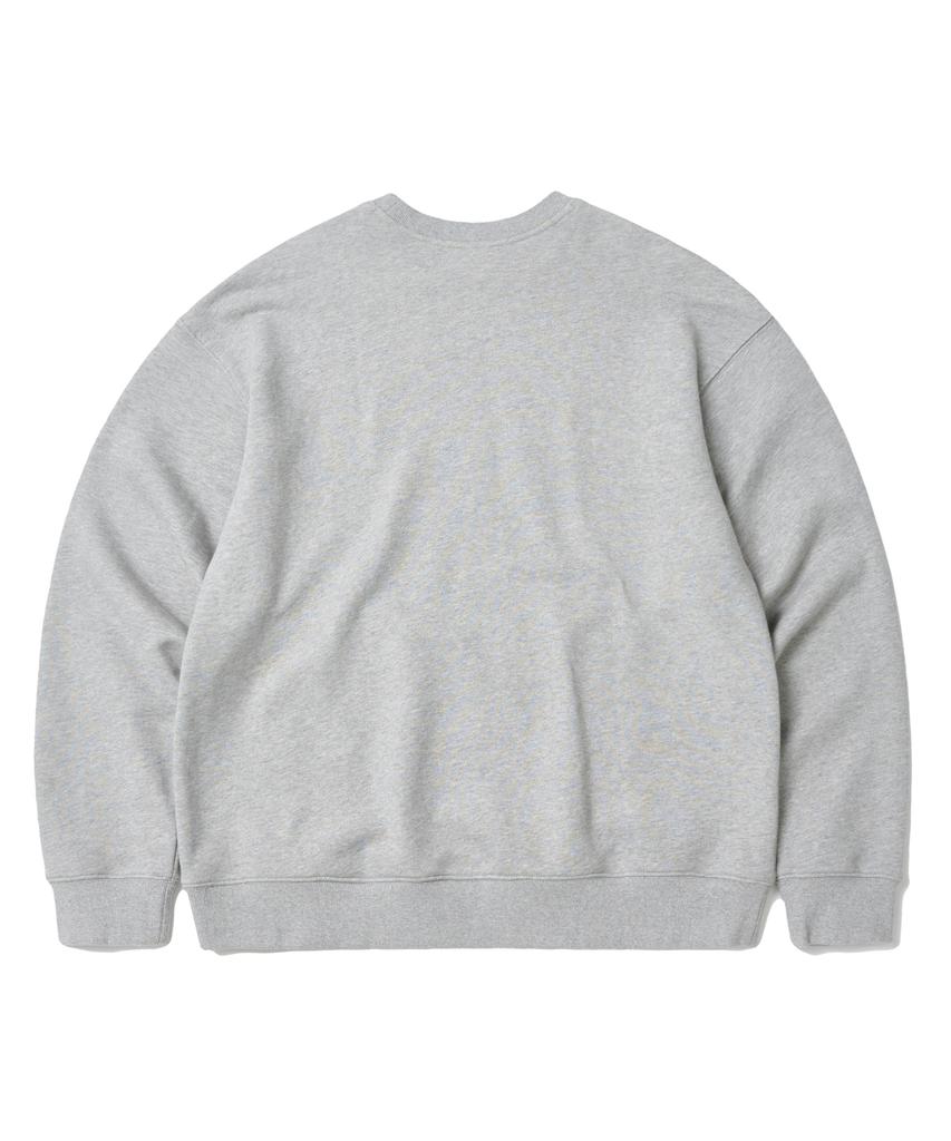 CRITIC Symbol Court Sweatshirt Melange Gray
