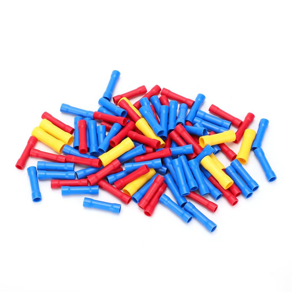100Pcs Wire Connector Fully Insulated Waterproof Battery Welding Cable Tubular Terminal