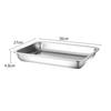 Stainless Steel Square Tray Sterilization Tray Surgical Tray 2 Sizes Surgical Medical Dental Storage Tray Lab Instrument Tray