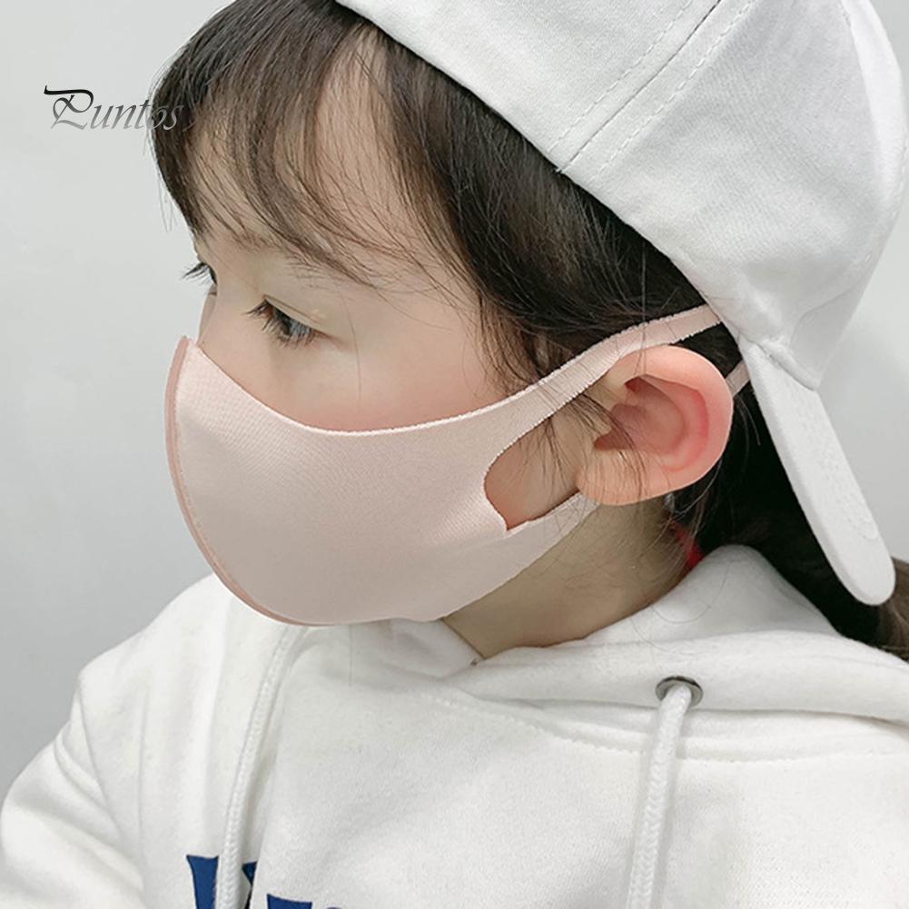 Puntos Dust-proof Kids Protective Breathable Washable Anti Droplet Face Mouth Mask