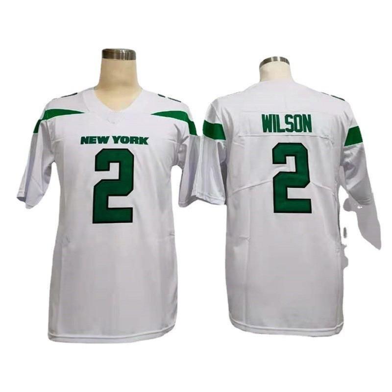 New York Jets NFL Football Jersey Mens Authentic Style Team Uniform Shirt With Player Numbers 2 8 12 14 26 33