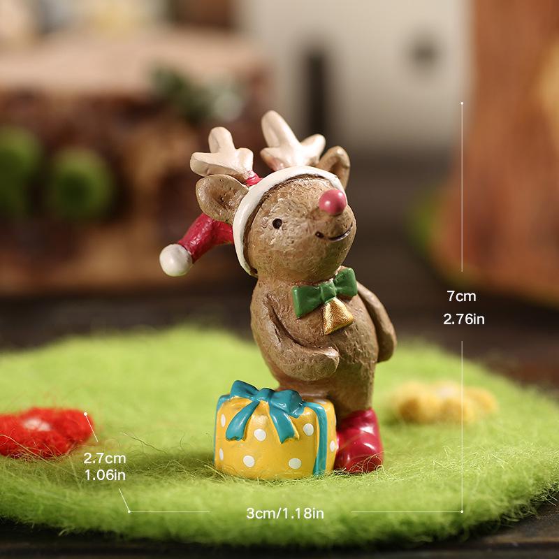 Creative ZAKKA Christmas Decor: Home Goods, Dolls, Figurines, Micro Landscape Ornaments, and Christmas Tree Decorations