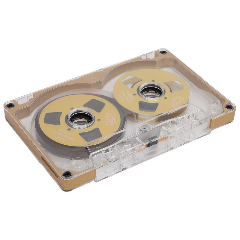 Reel To Reel Blank Sound Cassette Tape   Homemade 55 Minutes Aluminum Empty Cassette Tape for Music Recording