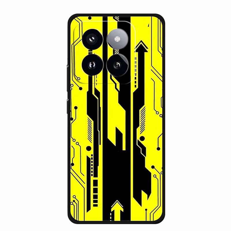 For Xiaomi 14T PRO Case Luxury Soft Silicone TPU Phone Cases Back Cover For Xiaomi14T Bumper Protective Shockproof Love fundas