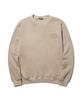 POLLUTION Pigment Dye Back Seam Crewneck Burnt Tan (Hsrawss301_Brtn)