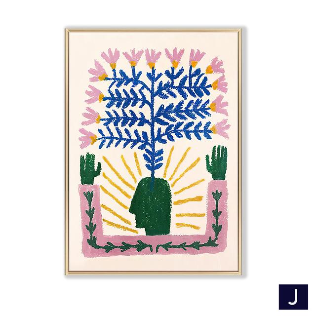 Abstract Ancient Egypt Posters And Prints Wall Pictures Boho Snake Tiger Wall Art Leopard Lady Canvas Painting For Bedroom Decor