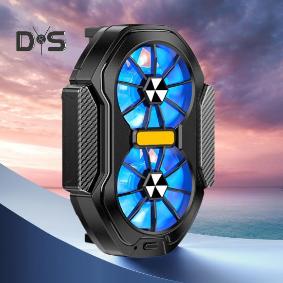 Drahtloser Handy-Kühler-Lüfter Halbleiter-Wärmeableitung Geräuscharmer wiederaufladbarer Universal-Telefon-Kühler