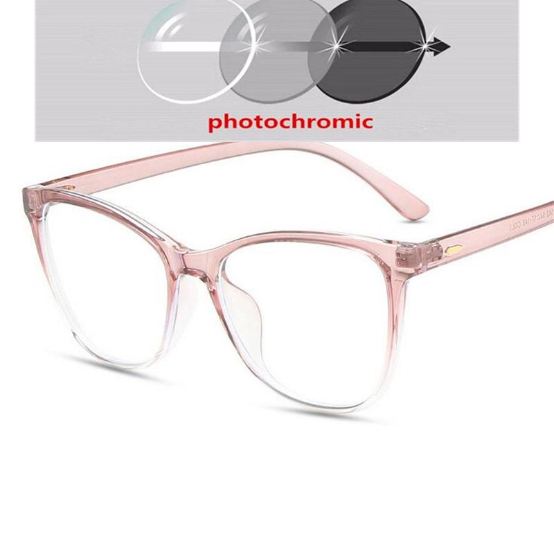 Rice Nail Frame Anti Blue Light Cat Eye Prescription Glasses For The Nearsighted  Optical Spectacles 0 -0.5 -0.75 To -6.0