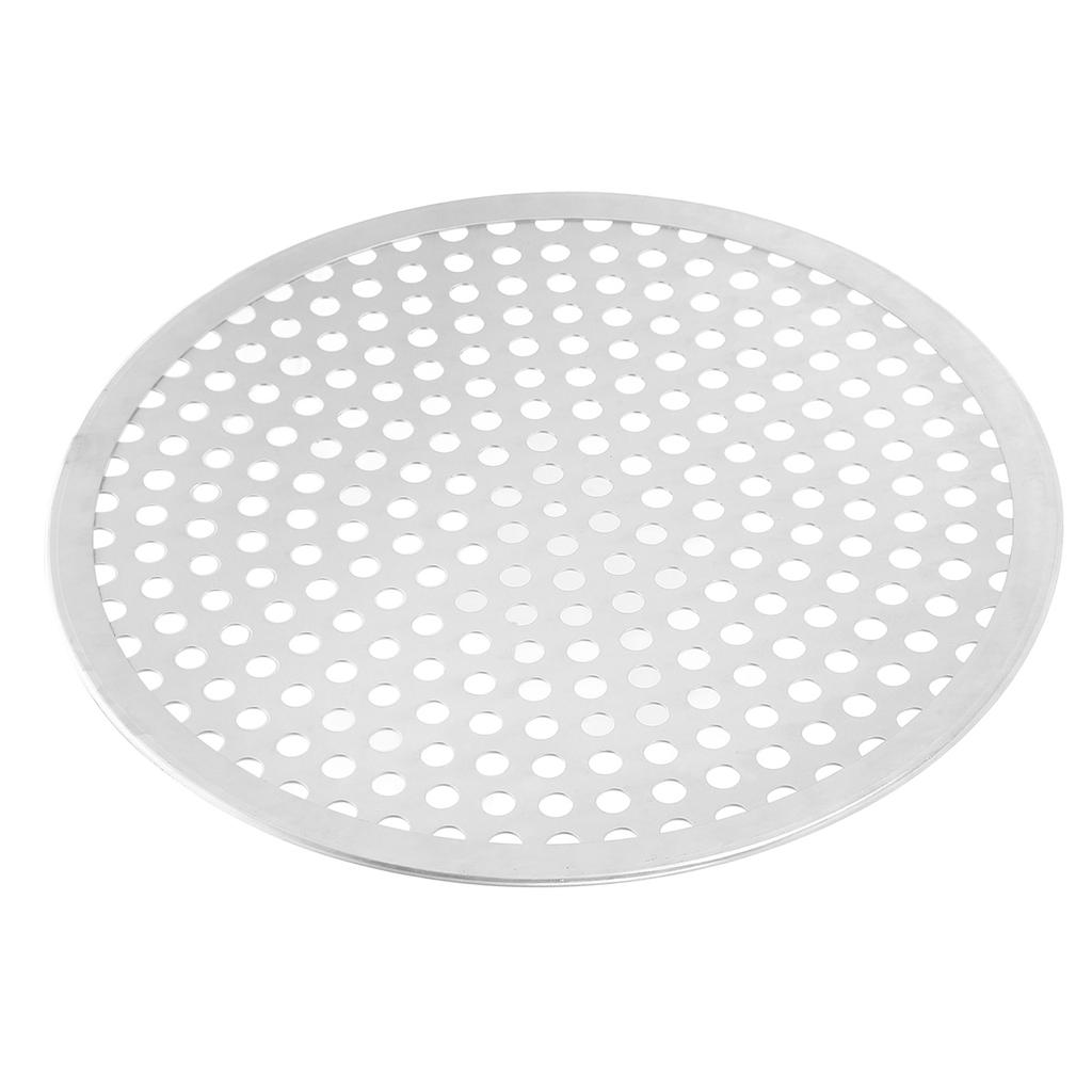 Bakeware Nonstick Roasting Net Container Oven Pizza Plate Baking Tray Aluminum Alloy Round