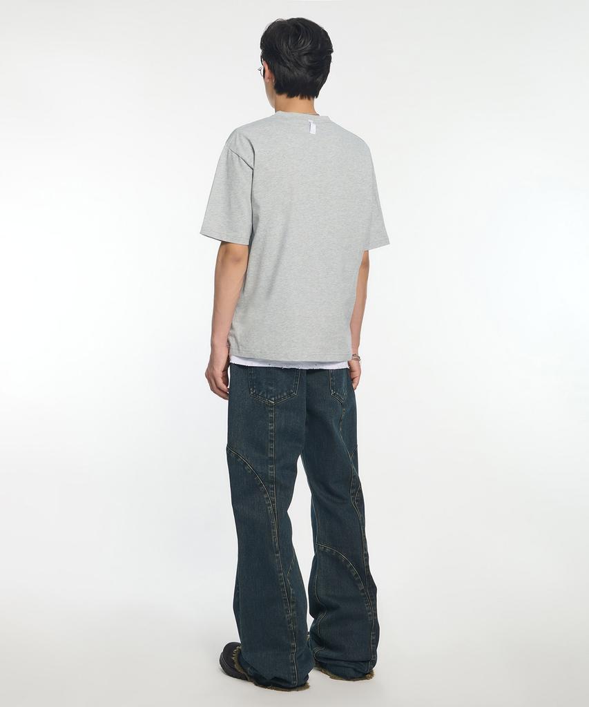 NOMANUAL Nm Design Office T-Shirt - Melange