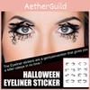 Eelhoe Halloween Eyeliner Stickers Bat Spider Decorative Makeup Tools Set Of 8 Pieces