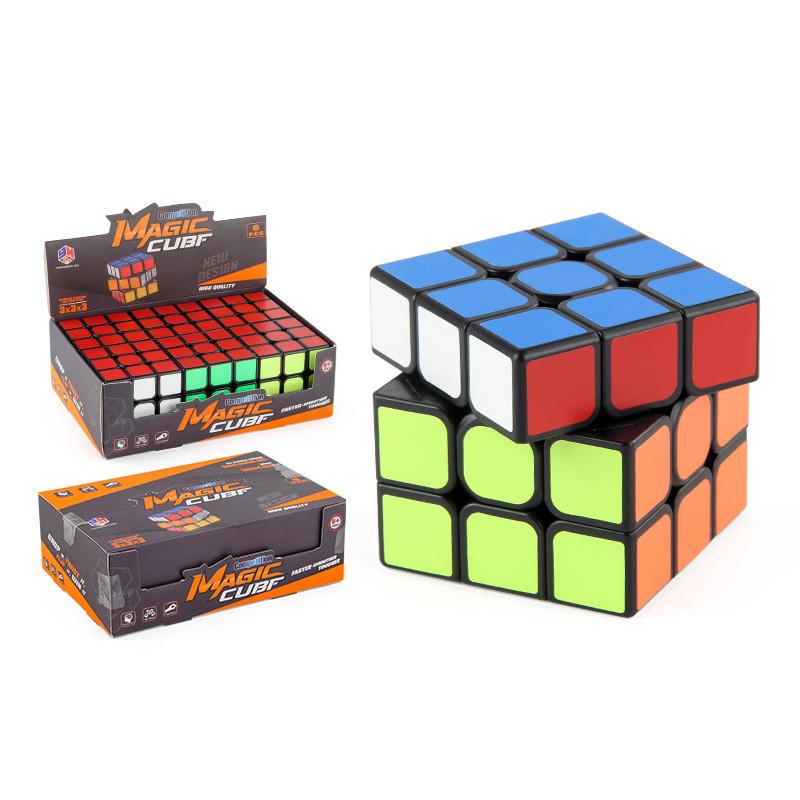 Brightly Colored 3x3 Rubik's Cube Set For Kids Smooth Rotating Educational Toy