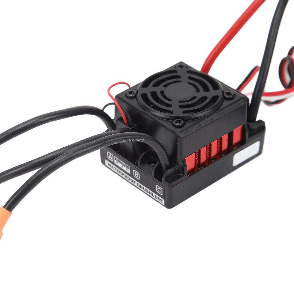 Electronic Speed Controller Waterproof 60A RC Motor Speed Controller ESC for 1/10 RV Electric Truck