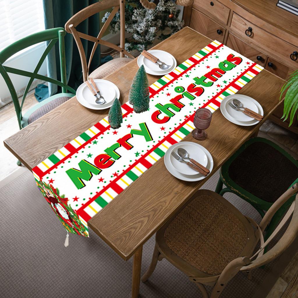 Xmas Table Runner Seasonal Winter Kitchen Dining Table Decoration Christmas Decorations Table Runner Christmas Tablecloth