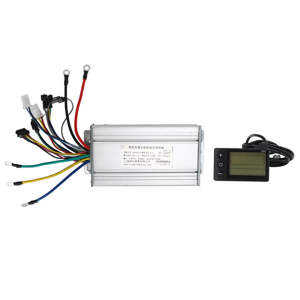 48V 1500W Electric Bike Motor Controller LCD Panel Kit Bike Conversion Brushless Motor Controller