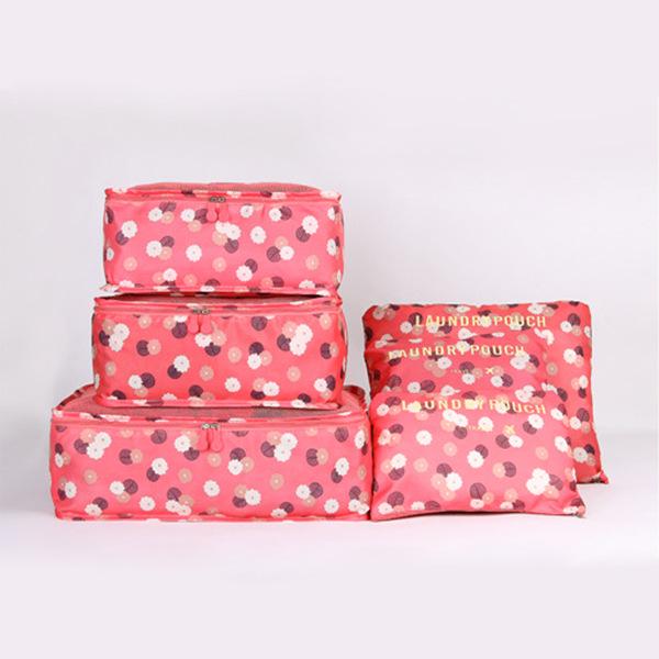 Travel & Home 6-Piece Storage Set: Clothes, Toiletries & Documents