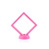 Colorful 3D Floating Picture Frame Shadow Box Jewelry Display Stand Ring Pendant Holder Protect Jewelry Stone Presentation Case