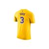 Nike Basketball Jersey Davis No. 3 US Edition Men Tops Yellow BQ1540-744