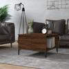 VidaXL Coffee Table Brown Oak 55x55x36.5 Cm Engineered Wood 821091