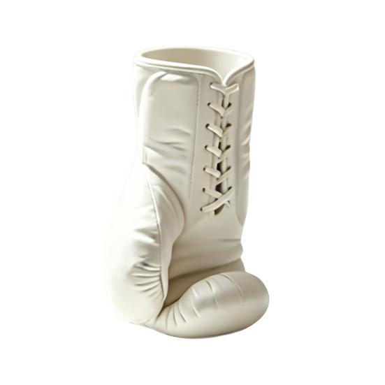 3D-gedruckter Boxhandschuh-Stiftehalter, Mattes Schreibtisch-Organisationssystem mit stabiler Basis, Hohlfach mit großer Kapazität für Stifte, Schreibwaren, Kreative Sport-Dekoration, Geschenk