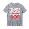 Training for the Zombie funny Zombie Harajuku Fashionable Summer Tops Tees Cotton T Shirt for Unisex Europe
