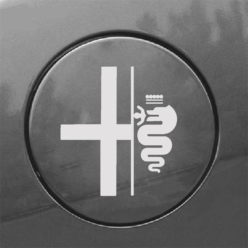 

1PC Car Tank Oil Sticker For Alfa Romeo Giulietta Mito Giulia Brera 147 156 159 Tonale GT