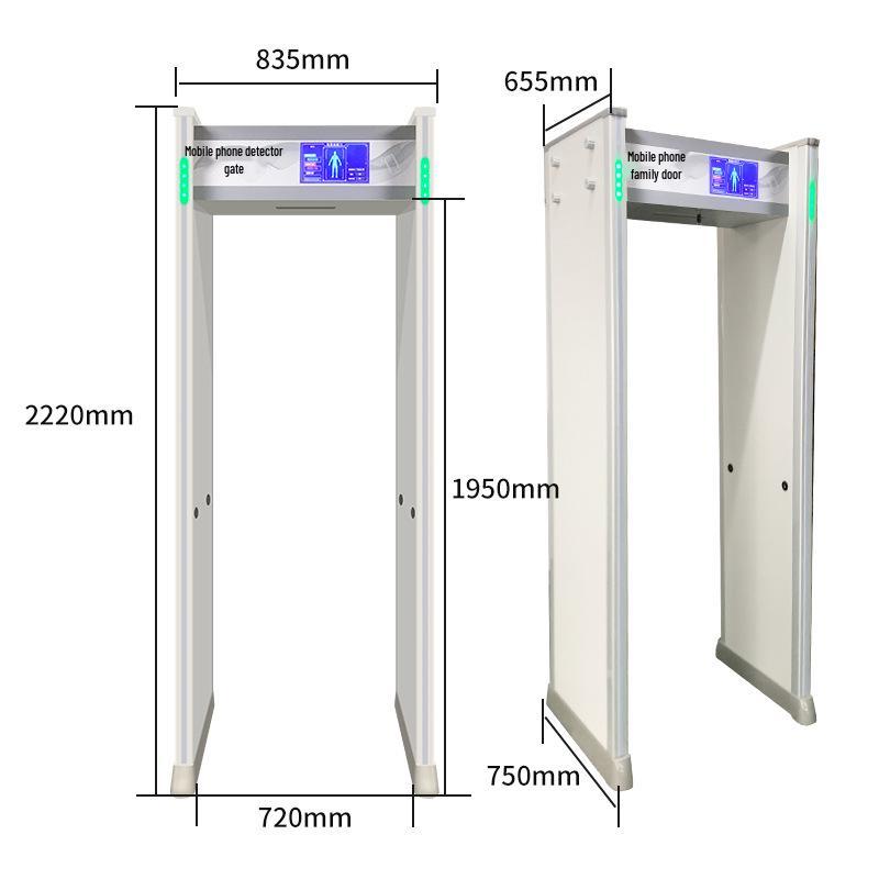 High-Precision Adjustable Metal Security Gate Scanner for Detecting Smartphones In Exam Rooms and Schools