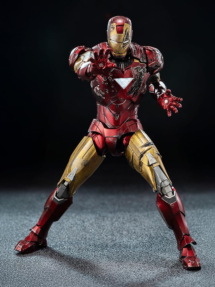 Threezero Marvel Studios' The Infinity Saga DLX Iron Man Mark 6 [Battle Damaged] 1/12 scale ABS
