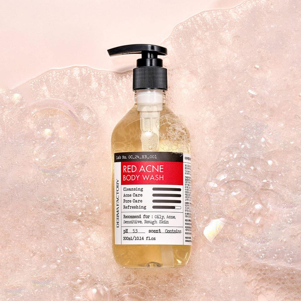 DERMA FACTORY Red Acne Body Wash 300ml