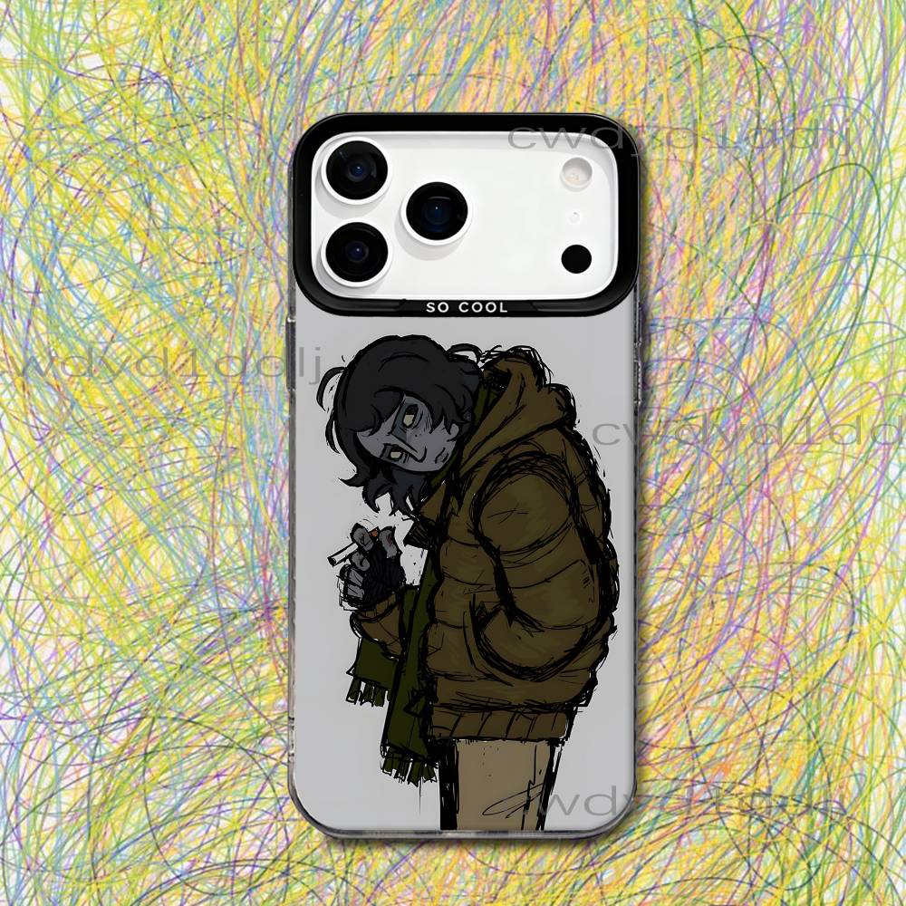 

No I Am Not A Human NPC Phone Case For iPhone 17,16,15,14,13,12,11,X,8,7,Pro,Max,Plus,SE4,Air,Mini IMD Gray Hard Shell Matte iPhone13PRO