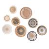 3/4/7pcs Bohemian Style Wall Basket Set Hanging Wall Basket Decoration Bohemian Style Wall Decoration Environmental Round Art