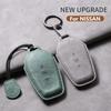 Leather Car Remote Key Case For Nissan N7  N7 Pro N7Max Car Key Case Shell Key Protector Durable Keychain Case Accessories