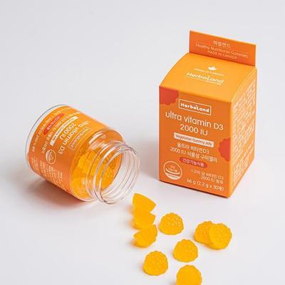 Herbaland Ultra Βιταμίνη D3 2000 IU Φυτικά Ζελεδάκια 30 Ζελεδάκια (Προμήθεια 1 μήνα)