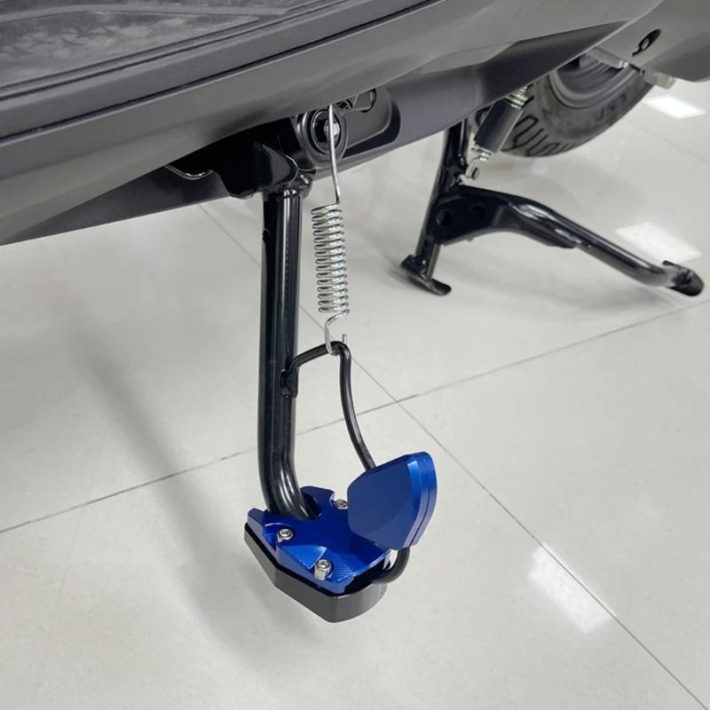 Reliable Support Strong Motorcycle Kickstand with Anti Slip Base Aluminum Alloy Kickstand for UHR150 125 Motorcycles