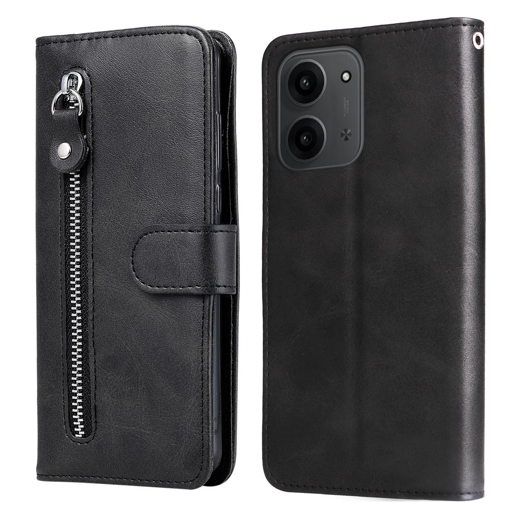 For Xiaomi Redmi 15C 4G/Xiaomi Redmi 15C 5G PU Leather Cases with Zipper Pocket Wallet Phone Cover Stand