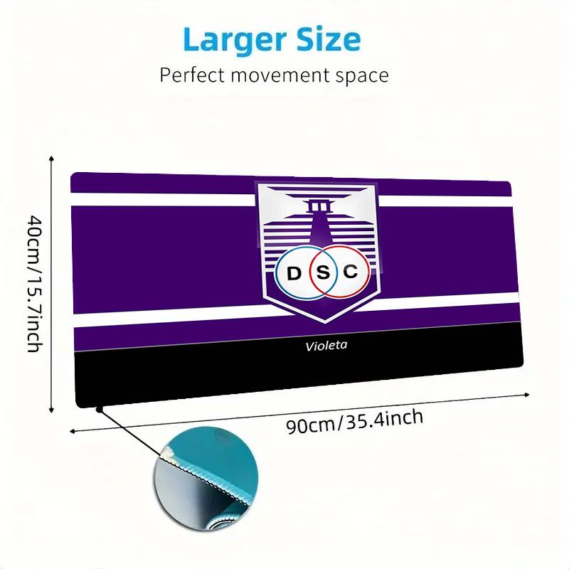Defensor Sporting Color Mouse Pad Large Gaming Table Cushion Non-slip Laptop Tablet Big Mousepad XXL Mat Mini PC Playmat With Lock Edge