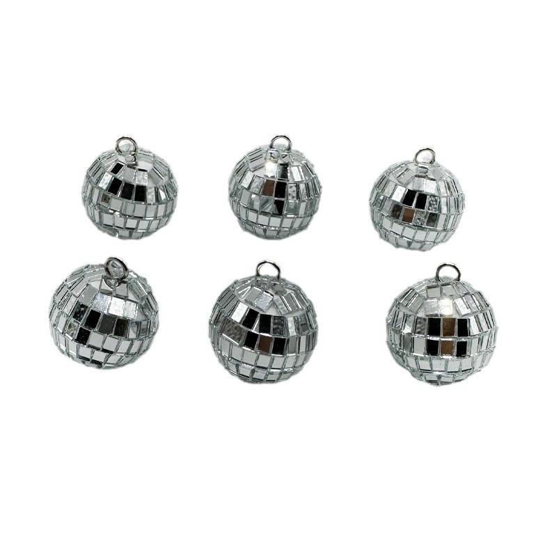 

10/20 шт. Поделки Шар-диско шарм Новинка Зеркальный диско-шар Для изготовления браслетов Диско DIY Брелок Серьги Подвеска для ожерелья 10pcs