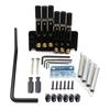 1Set 6 Strings Headless Guitar Bridge Fanned Fret Tailpiece Tremolo Bridge For Electric Guitar