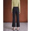 Wudao High-Waisted Embroidered Flared Cropped Trousers