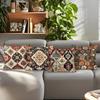 Home Decor Exquisite Ethnic Pattern Digital Print Pillow Covers Pattern Cushion Cover Suitable For Sofa Bedroom Car Pillow