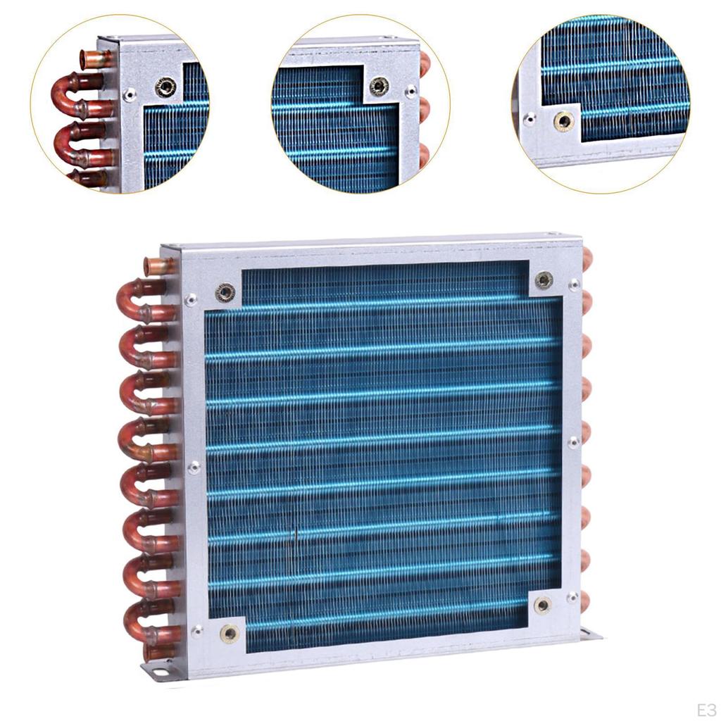 Condenser for Refrigerator Air Cooled Radiator Copper Tube DIY Sturdy Cooling System Equipment