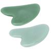  Sha Facial Tool Natural Jade Stone Guasha Massage Board for Face Relieve Tensions