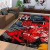 Samurai Spirits Large Carpet for Living Room Creative Retro Oriental Doormat Carpet  Bedroom Home Decor Non-slip Floor Play Mat