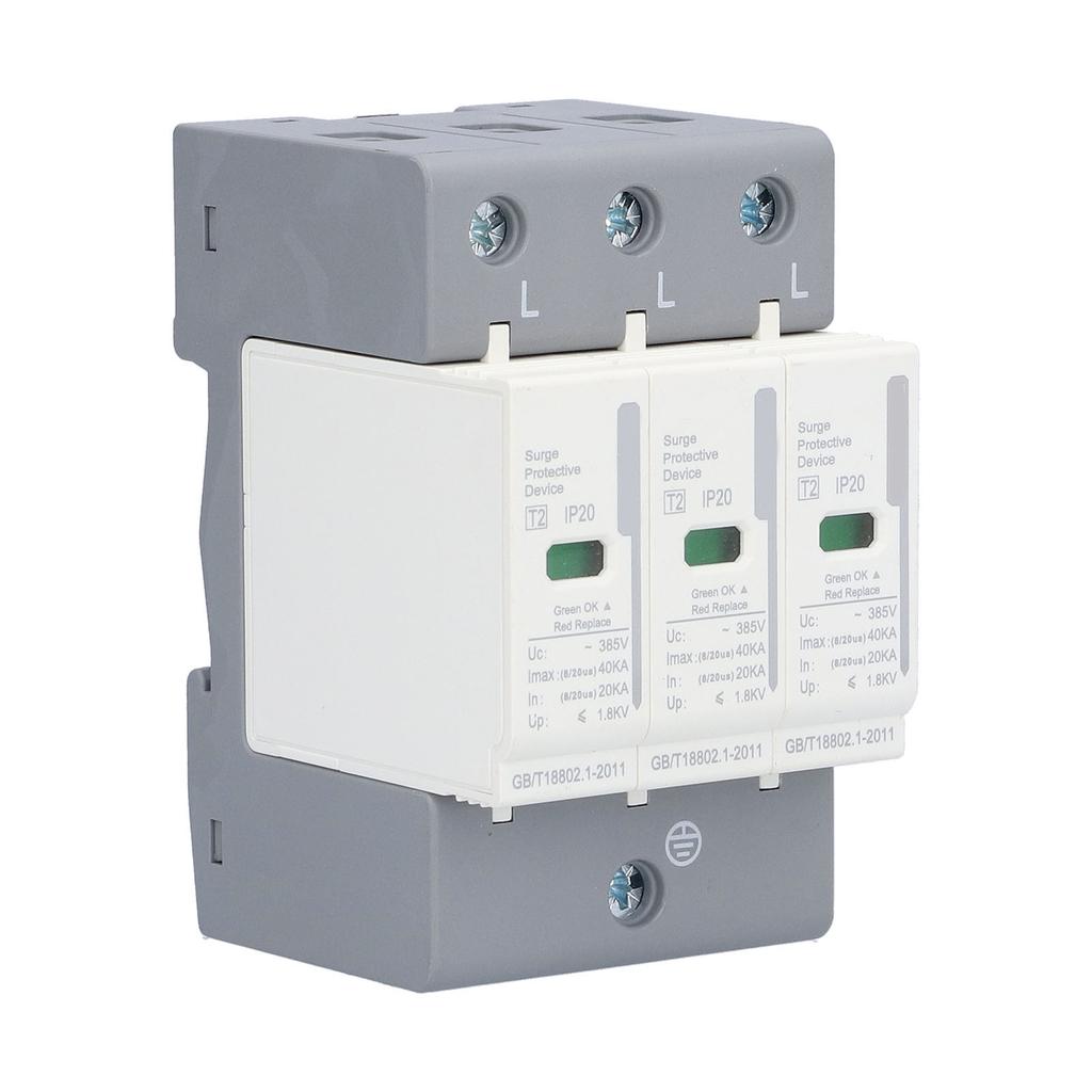 BERM Surge Protective Device Arrester SPD Electric Circuit Protector 220V 380V 3P40KA